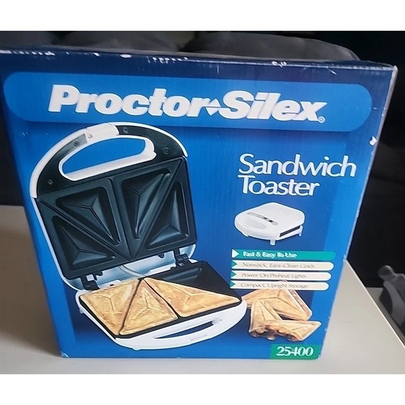 Proctor Silex Sandwich Maker Toaster PANINI press Nonstick Grill 25400 New - Picture 1 of 3